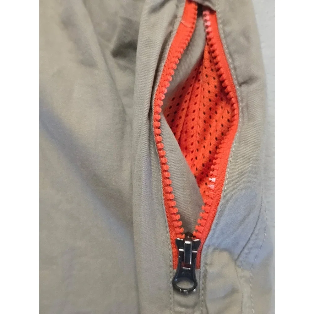 Nike‎ Sportswear Chino Shorts Men's L Tan Orange 11